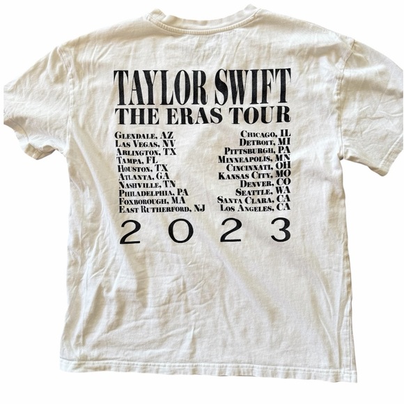 Taylor Swift Eras Tour 2023 Licensed Tee MEDIUM EUC - Picture 2 of 4